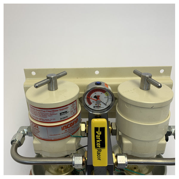 Racor 75500MAP Filtro carburante marino doppio separatore d'acqua Serie Turbine