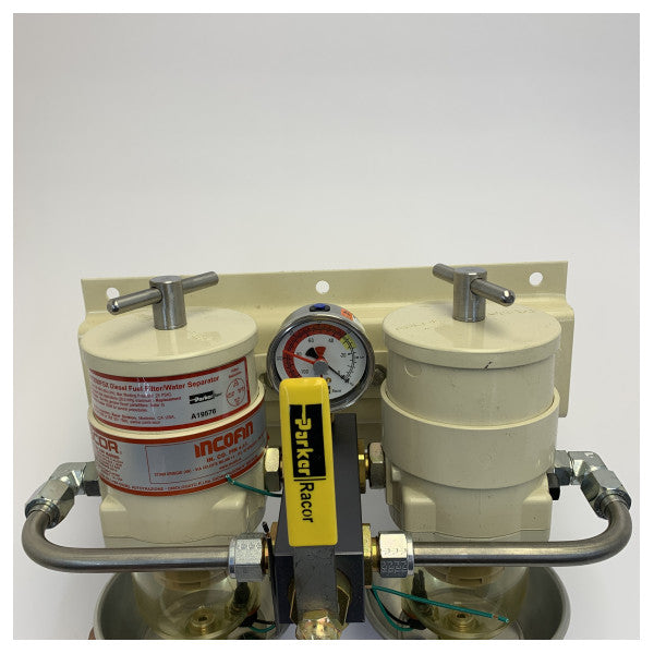 Racor 75500MAP Filtro carburante marino doppio separatore d'acqua Serie Turbine