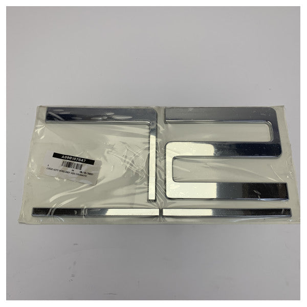 Emblema de ABS cromado Original Azimut Yacht AZ72 Logo Version 2007 - 208434