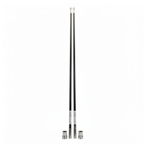 Marine Town Black Carbon-Bogenvordach-Set – Yacht-Sonnenschutzstangen und Decksockel
