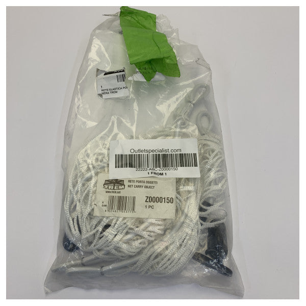 TREM Z0000150 Marine Storage Net White for Yacht Galley and Cabin