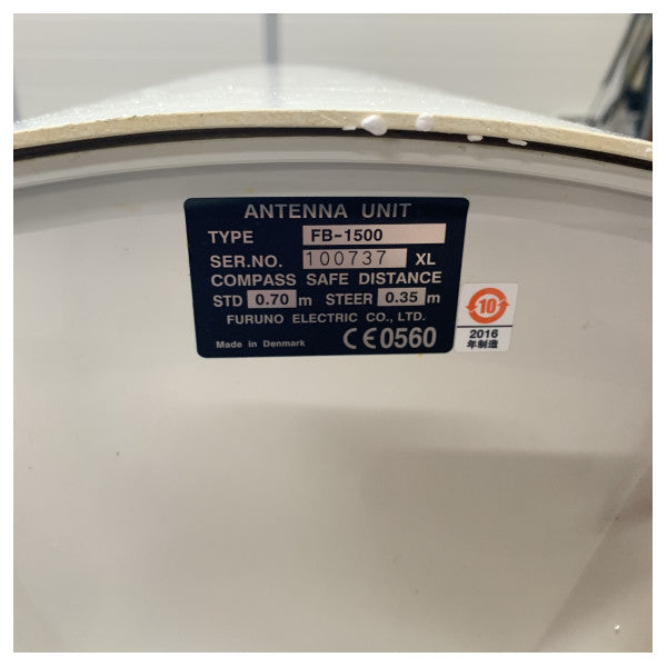 Furuno FELCOM500 FleetBroadband-antenneenhed FB-1500-C satellitkommunikation
