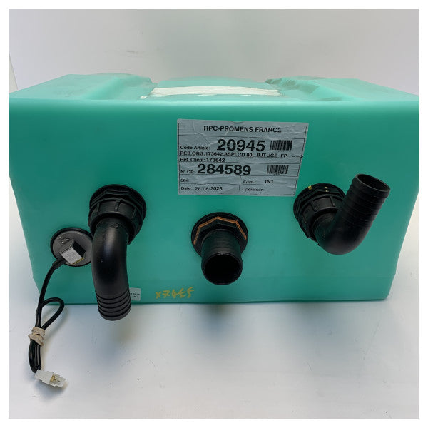 Бак для води Promens 80л чорний з датчиком рівня - 284589