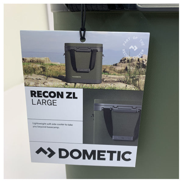 Dometic Recon ZL Large 21L dragkedjefri mjuk kylväska i lavgrön