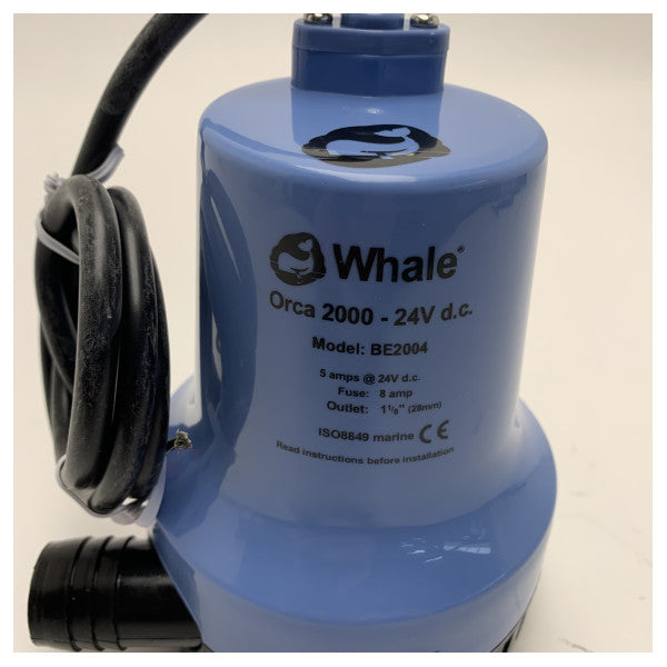 Whale orca 2000 bilpump 24V - 120l/min - BE2004