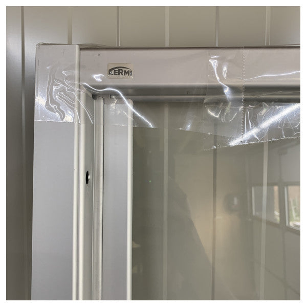 Kermi Ibiza 2000 bi-fold brusedør I2FTD60190 kompakt design
