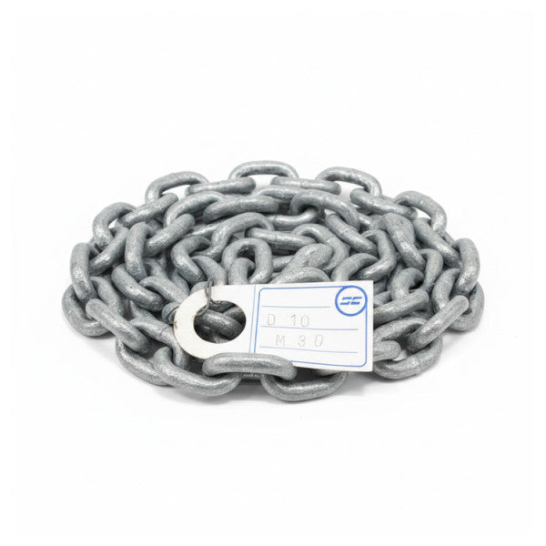 Sanguineti Anchor Chain 10mm x 30m Galvanized DIN766 Yacht Hardware