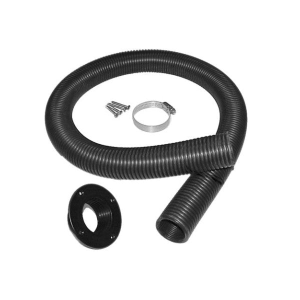 Quicksilver 32-825191A03 Kit ta’ Pajp tal-Ventilazzjoni Marittima b’Ducting bil-Flanġ