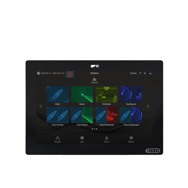 Raymarine Axiom 12 Plus MFD 12-Zoll-Kartenplotter-Multifunktionsdisplay -