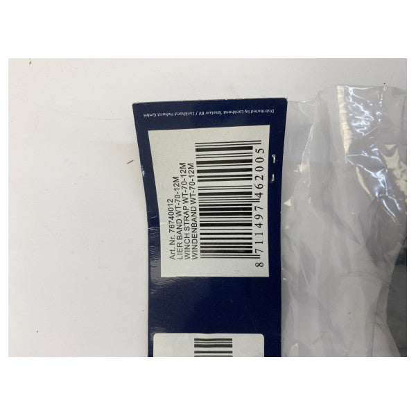 Talamex 76740012 Boat Trailer Winch Strap with Hook