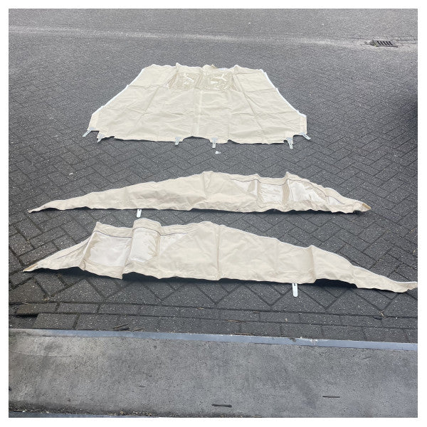 クランキ スタート 21 ビミニトップ 透明サイドパネル付き