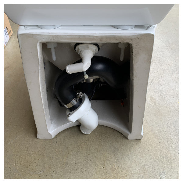 Sanitário Marinho Elétrico Jabsco Deluxe Flush DF14 24V com Assento Softclose e Bomba - 58280-3024