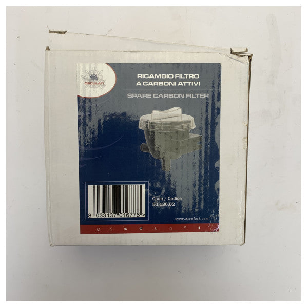 طقم خدمة استبدال فلتر الكربون البحري البديل من Osculati - 50.136.02