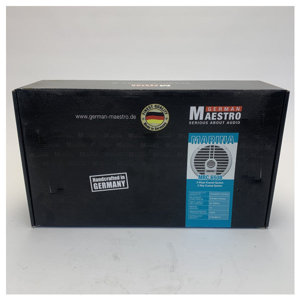 German Maestro MRC6508 Marine Audio Speakers 6.5inch Component System