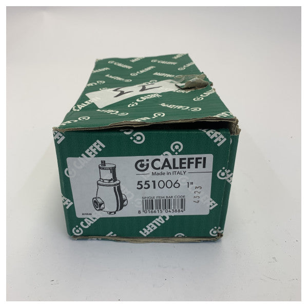 Valvola riduttrice di pressione in ottone Caleffi 551006 per sistemi marini e yacht
