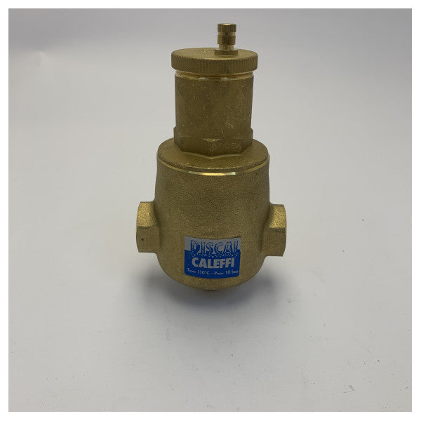 Valvola riduttrice di pressione in ottone Caleffi 551006 per sistemi marini e yacht