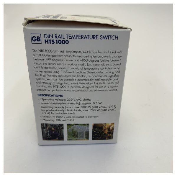 H-Tronic HTS 1000 Temperaturschalter-Controller -99°C bis +850°C - HTS-1000