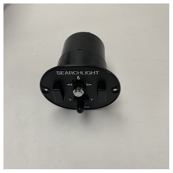 Jabsco SL255 Marine Searchlight 24V with Remote Control Black Coated