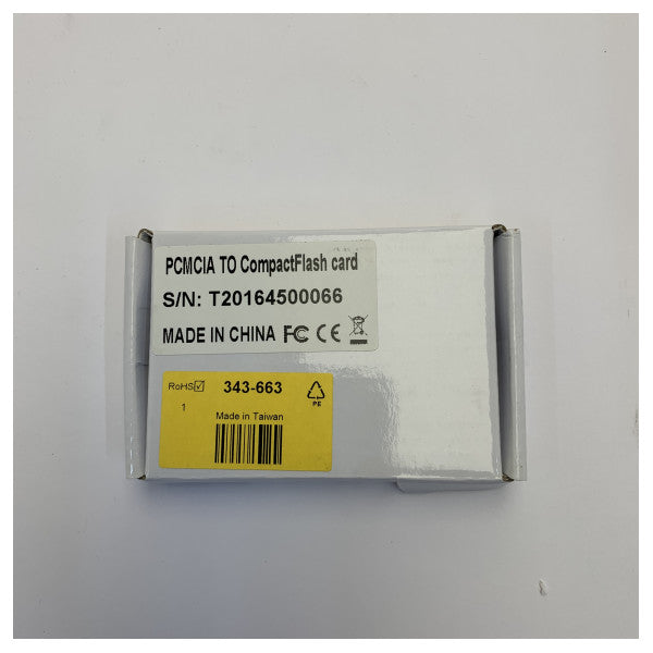 PCMCIA til CompactFlash CF-kortadapter 343-663 - Marin navigationsdata