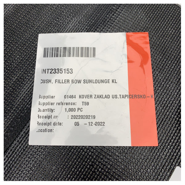 Uttern T59 Bow Sunlounge Filler Cushion Antracite - 2335153