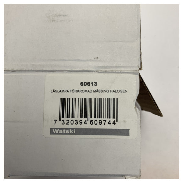 Watski Chrome Ottone Luce di Lettura Regolabile 12/24V - 60613