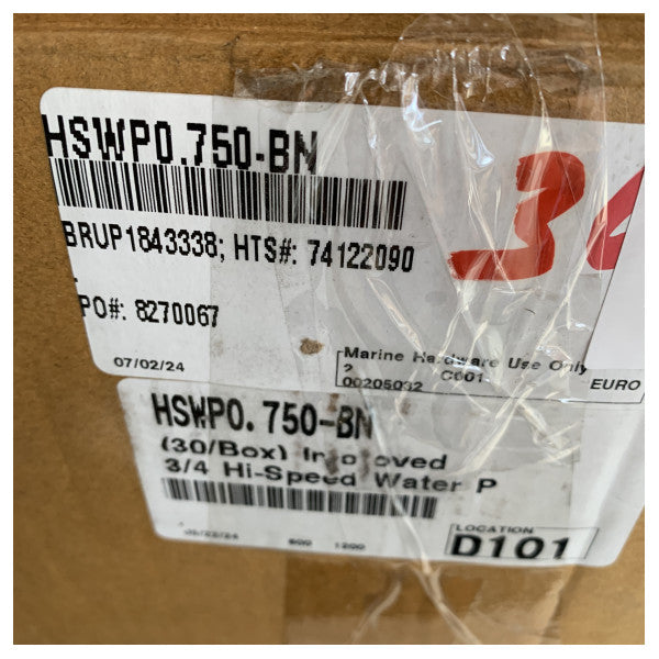 Watski Chrome Ottone Luce di Lettura Regolabile 12/24V - 60613