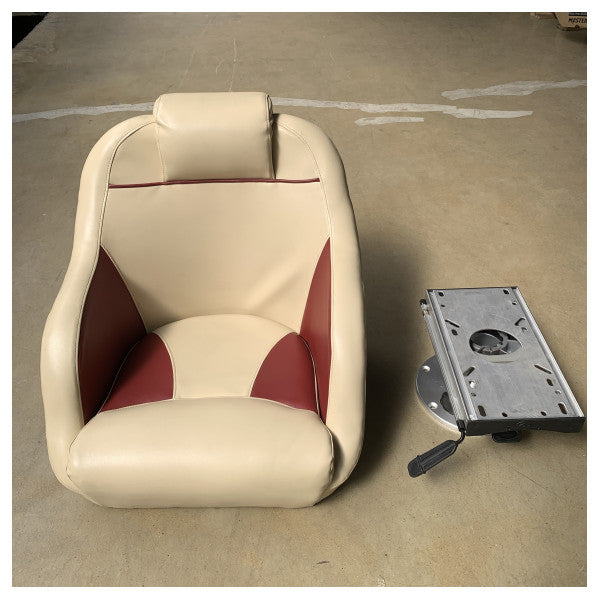 Fotel łodziowy Springfield Ocean Flip-Up z pedałem sterującym - 1070100-309P