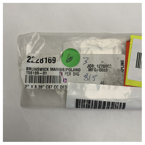 Uttern C87 Båtplakat Klistremerke - Holdbar Marine Vinyl Decal 2x8.39 Tommer Vanntett