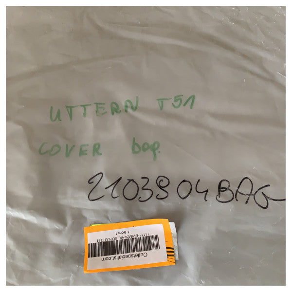 Uttern T51 Canvass Black Bag for Bimini Cover - VK_SUPUUTT51