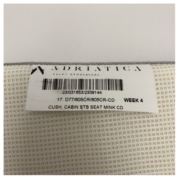 Almofada do assento Quicksilver 805 Cruiser e Uttern D77 Cabin