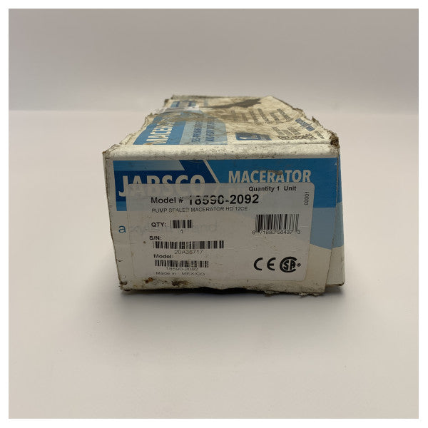 JabSCO 18590-2092 Black Water toilet Pump 12V