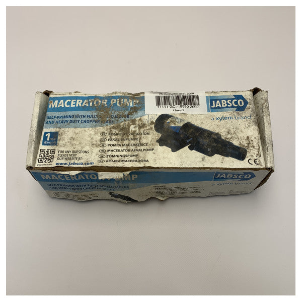 JabSCO 18590-2092 Black Water toilet Pump 12V