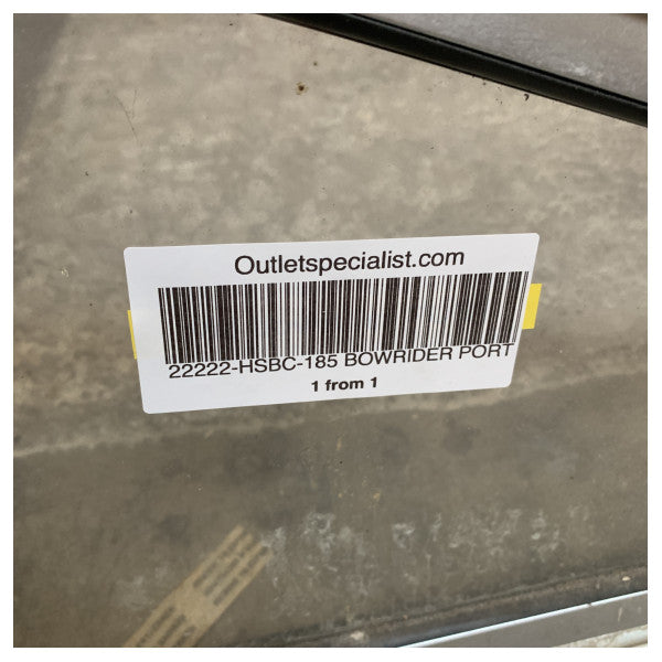 Πρωτότυπο Bayliner 185 Bowrider PORT παρμπρίζ μπροστινό παράθυρο