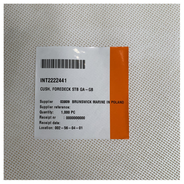 Uttern C77 Starboard Side Foredeck Cushion Anthracite - 2222414