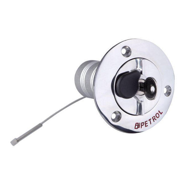 Talamex ruostumattomasta teräksestä valmistettu kannen polttoainekorkki lukolla - 18642138