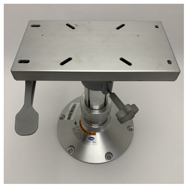 Aluminiowy fotel pilota Eastsun Marine 186501 z regulacją wys. 405 mm