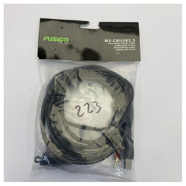 Fusion MS-CBUSB3.5 Cavo da incasso Marine USB e AUX da 3,5 mm - MS-CBUSB3-5