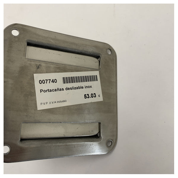 Nautinox 2085 Rustfrit Stål D50 mm Stangholder