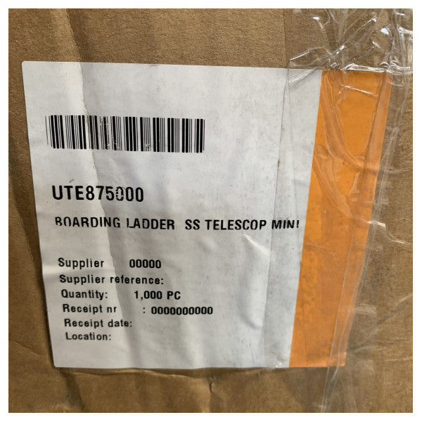 Ladder tal-bord tal-baħar li tista' tiġi foldjata b'triq ta' 3 passi tal-azzar li ma jissaddadx - 875000