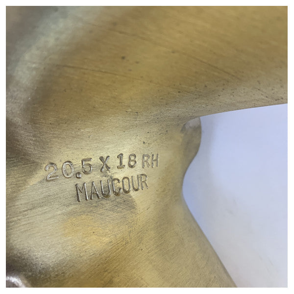 マウクール高品質20.5 x 18 4ブレードRHマリンプロペラ真鍮40 mm - HJH205180RH04