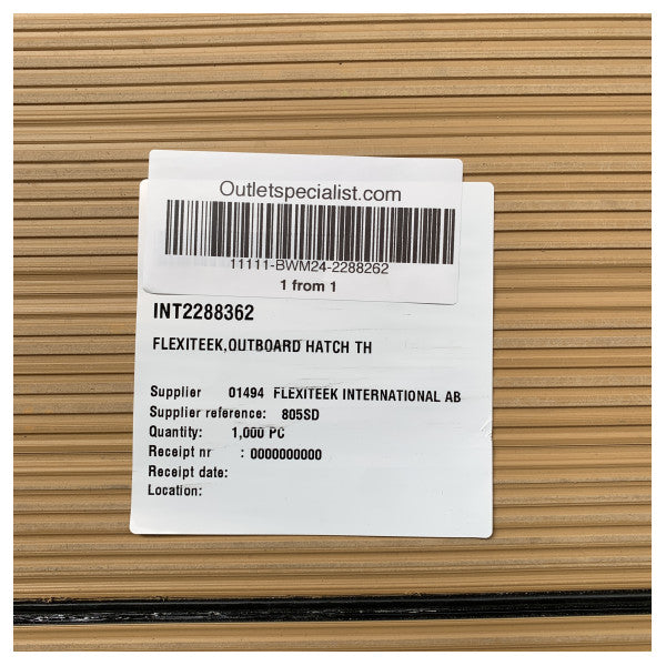 Quicksilver 805 Sun Deck Outboard Engine hatch flexiteak kit - 2288262