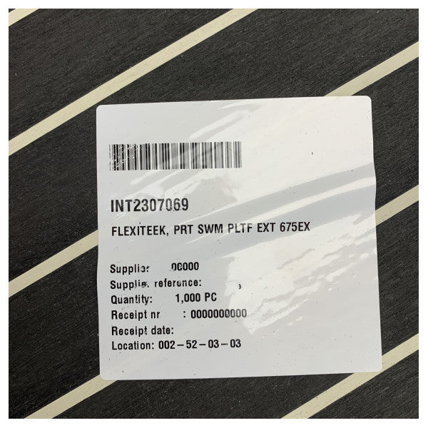 Quicksilver 675 Pilothouse Explorer iswed pjattaforma tal-għawm kit ta' kopertura tal-teak - 2307069