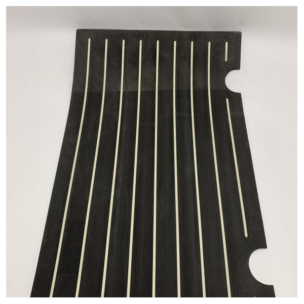 Quicksilver 675 Pilothouse Explorer ċentrali ħatab teak kopertura sett iswed - 2307073