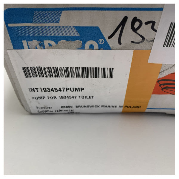 Jabsco 29040-3000 WC-pumppu täydellinen Twist'n Lock käsivessalle