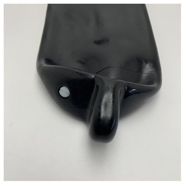 Bumper en caoutchouc noir Osculati NDH-3 pour bateau durable, pare-chocs marin pour petits à moyens bateaux