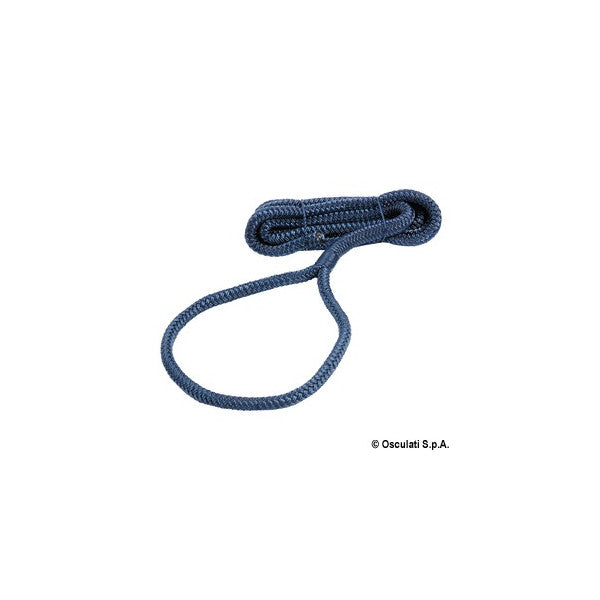 Osculati-Leine für Fender mit gespleißtem Auge schwarz 2 m - 06.444.56