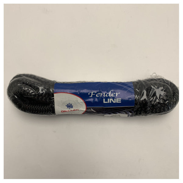 Osculati-Leine für Fender mit gespleißtem Auge schwarz 2 m - 06.444.56