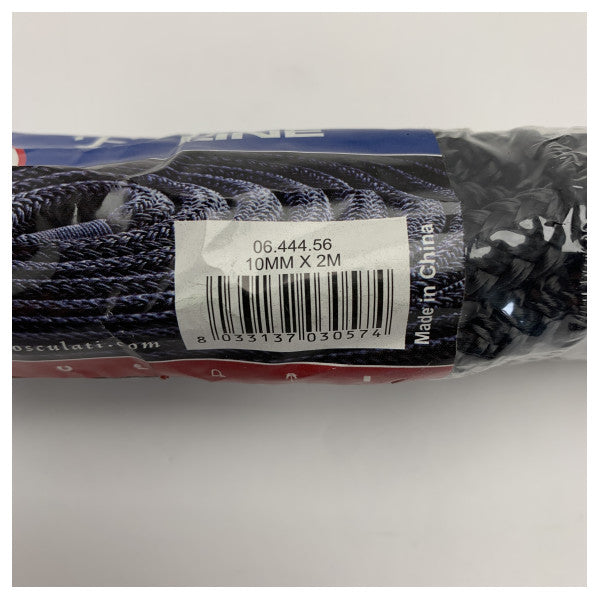 Osculati-Leine für Fender mit gespleißtem Auge schwarz 2 m - 06.444.56
