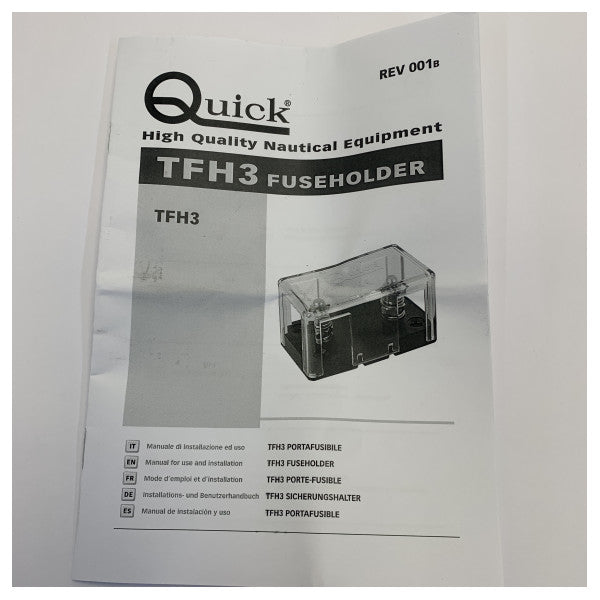 Quick THF3 ANL Fuse Holder with Clear Cover 350 Amp