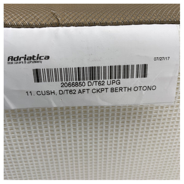 Uttern D e T62 Almofada do Cockpit Otono - 2066850